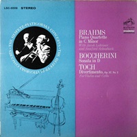 RCA Victor : Lateiner - Brahms Piano Quartet No. 3
